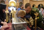 Более 65 тысяч человек поклонилось мощам святителя Спиридона Тримифунтского в Санкт-Петербурге