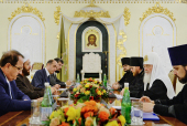 Întâlnirea Sanctității Sale Patriarhul Chiril cu Muftiul Suprem al Siriei şeicul Ahmad Badr al-Din Hassoun
