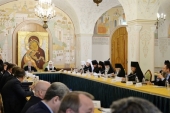Святейший Патриарх Кирилл возглавил заседание Попечительского совета Фонда поддержки строительства храмов г. Москвы