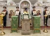Ікони з частками мощей православних святих передані храму преподобного Сергія Радонезького при Генштабі Збройних сил Росії