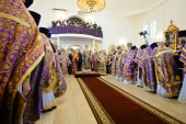 Vizita Patriarhului la Mitropolia de Kuban. Dumnezeiasca Liturghie în catedrala episcopală „Sfântul Ierarh Nicolae Făcătorul de minuni” din Armavir