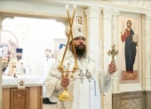 A fost sfințită biserica provizorie cu hramul „Sfinții întocmai cu Apostolii Chiril și Metodiu” pe lângă Universitatea de stat din Moscova