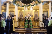 Predica Patriarhului rostită în Duminica a 22-a după Cincizecime după Dumnezeiasca Liturghie săvârșită la biserica cu hramul în cinstea Icoanei Maicii Domnului „Bucuria tuturor celor scârbiți” din strada Bolshaya Ordynka, or. Moscova