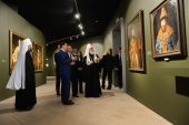 Vizitarea de către Președintele Rusiei V.V. Putin și Sanctitatea Sa Patriarhul Chiril a expoziției „Comorile muzeelor Rusiei” la Moscova