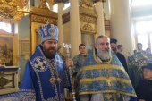 De sărbătoarea Icoanei Maicii Domnului „Bucuria tuturor celor scârbiți” mitropolitul de Volokolamsk Ilarion a condus solemnitățile cu prilejul hramului la biserica din strada Bolshaya Ordynka, or. Moscova