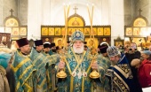 Патриарший экзарх всея Беларуси совершил Литургию в приходе иконы Божией Матери «Всех скорбящих Радость» города Минска