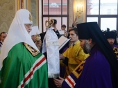 Cuvântul de învățătură al Sanctității Sale Patriarhul Chiril la înmânarea toiagului arhieresc Preasfințitului Vasilii (Danilov), episcop de Kasimov și Sasov