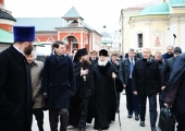 Sanctitatea Sa Patriarhul Chiril și S.S. Sobeanin au luat cunoștință de mersul lucrărilor de restaurare la biserica moscovită „Marea Înălțare” și la Mănăstirea „Sfântul Mitropolit Petru” din Vysokoe