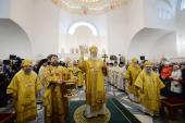 Патриарший визит в Калининградскую епархию. Освящение храма святой мученицы Лидии в Калининграде