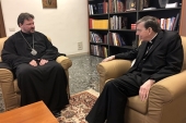 Administrator of the Moscow Patriarchate’s parishes in Italy meets with the head of Pontifical Council for Promoting Christian Unity
