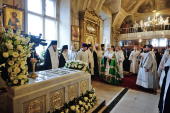 Заупокойное богослужение в Богоявленском кафедральном соборе в десятую годовщину со дня кончины Святейшего Патриарха Алексия II