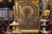 În ajunul zilei de pomenire a Sfântului Ierarh Nicolae Făcătorul de minuni Sanctitatea Sa Patriarhul Chiril a săvârșit privegherea în catedrala „Hristos Mântuitorul”
