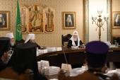 Святейший Патриарх Кирилл возглавил последнее в 2018 году заседание Высшего Церковного Совета