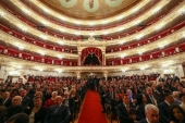 Sanctitatea Sa Patriarhul Chiril a vizitat serata solemnă de Anul nou organizată la Teatrul Bolșoi