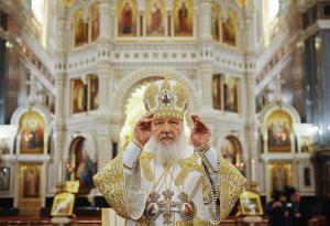 Святейший Патриарх Кирилл совершил в Храме Христа Спасителя молебное пение на новолетие