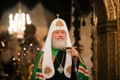 Слово Святішого Патріарха Кирила в день пам'яті святителя Петра Московського після Літургії в Успенському соборі Кремля