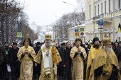 De ziua pomenirii Sfântului Ierarh Petru în centrul Moscovei a fost săvârșită procesiunea Drumului Crucii