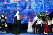 Sanctitatea Sa Patriarhul Chiril a vizitat Bradul de Crăciun în catedrala „Hristos Mântuitorul”