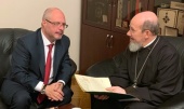A avut loc întâlnirea vicepreședintelui Departamentului pentru relațiile externe bisericești cu președintele Adunării interparlamentare a Ortodoxiei S.A. Gavrilov