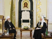 Предстоятель Руської Православної Церкви зустрівся зі Святішім Патріархом Сербським Іринеєм