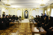 Înâlnirea Sanctității Sale Parirhul Chiril cu delegațiile Bisericilor Ortodoxe Locale