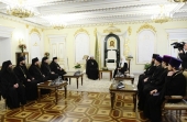 His Holiness Patriarch Kirill meets with His Beatitude Metropolitan Rostislav of the Czech Lands and Slovakia
