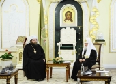 Святейший Патриарх Кирилл встретился с Блаженнейшим Митрополитом Чешских земель и Словакии Ростиславом