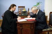 Academia de teologie din Moscova și Institutul de literatură „A.M. Gorky” au semnat un acord de colaborare