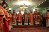 De sărbătoarea Soborului Noilor Mucenici și Mărturisitori ai Bisericii Ruse slujba dumnezeiască praznicală s-a săvârșit la Biserica-pe-Sânge din Ekaterinburg