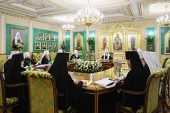 His Holiness Patriarch Kirill chairs the first in 2019 session of the Holy Synod