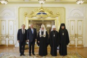 His Holiness Patriarch Kirill meets with President of Billy Graham Evangelistic Association, Mr. Franklin Graham