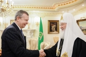 A avut loc întâlnirea Sanctității Sale Patriarhul Chiril cu ambasadorul Estoniei în Rusia Margus Laidre