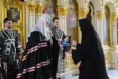 În ziua de Marți a primei săptămâni din Postul Mare Sanctitatea Sa Patriarhul Chiril s-a rugat, potrivit Tipicului pentru această zi, la Mănăstirea stavropighială „Nașterea Preasfintei Născătoare de Dumnezeu”