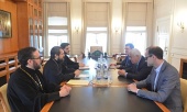 Metropolitan Hilarion meets with Chairman of Slovenia-Russia Friendship Association