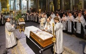 La Sankt-Petersburg au fost săvârșite prohodul și înmormântarea parohului catedralei „Icoana Maicii Domnului de Kazan” protoiereul Pavel Krasnotsvetov
