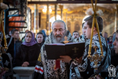 În Duminica Triumfului Ortodoxiei Preafericitul mitropolit Onufrii a condus slujba dumnezeiască în Lavra Pecerska din Kiev și s-a întâlnit cu ambasadorii statelor străine