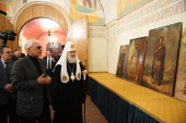 Transmiterea către Sanctitatea Sa Patriarhul Chiril a icoanelor care se păstrau în fondurile studioului „Mosfilm”