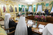 His Holiness Patriarch Kirill chairs session of the Holy Synod of the Russian Orthodox Church