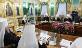 Συνεδρία τη Ιεράς Συνόδου της Ορθοδόξου Εκκλησίας της Ρωσίας υπό την προεδρία του Αγιωτάτου Πατριάρχη Κυρίλλου