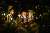 Slujirea Patriarhului în ajunul Sâmbetei Mari în catedrala „Hristos Mântuitorul”