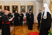 Зустріч Святішого Патріарха Кирила з групою паломників Римсько-Католицької Церкви