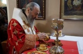 В пятницу Светлой седмицы Предстоятель Украинской Православной Церкви совершил Литургию в Зимненском монастыре на Волыни