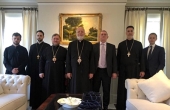 Bishop Matthew of Sourozh and Russian Consul General meet with Primate of the Antiochian Archdiocese in the USA