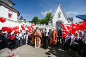 В день памяти святителя Николая Чудотворца Святейший Патриарх Кирилл совершил Литургию в Николо-Перервинском монастыре
