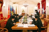 Святіший Патріарх Кирил очолив засідання Священного Синоду в Санкт-Петербурзі