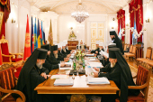 Vizita Patriarhului la Mitropolia de Sankt-Petersburg. Ședința Sfântului Sinod