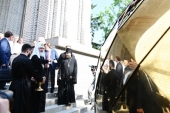 Sanctitatea Sa Patriarhul Chiril a vizitat biserica în construcție „Sfinții întocmai cu Apostolii Chiril și Metodie” din Kaliningrad