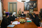 Întâlnirea Sanctității Sale Patriarhul Chiril cu parohii bisericilor în construcție din or. Moscova
