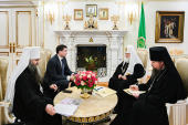 Святіший Патріарх Кирил зустрівся з губернатором Нижньогородської області Г.С. Нікітіним і митрополитом Нижньогородським та Арзамаським Георгієм
