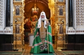 Святейший Патриарх Кирилл напутствовал выпускников православных школ и гимназий г. Москвы